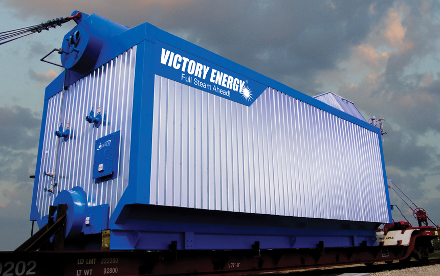 Victory Energy industrial watertube boilers